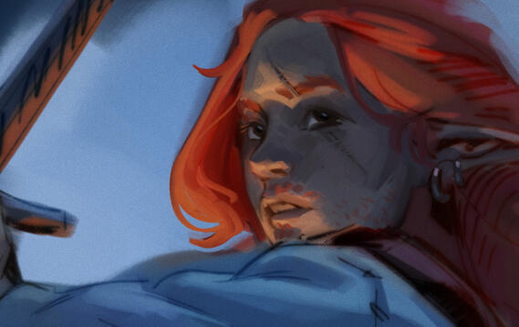 Unfinished Portrait.