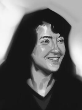 Greyscale portrait study.
