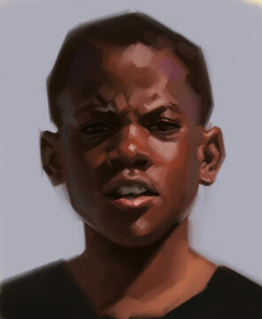 Portrait study.