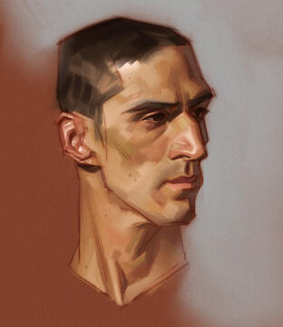Portrait study.