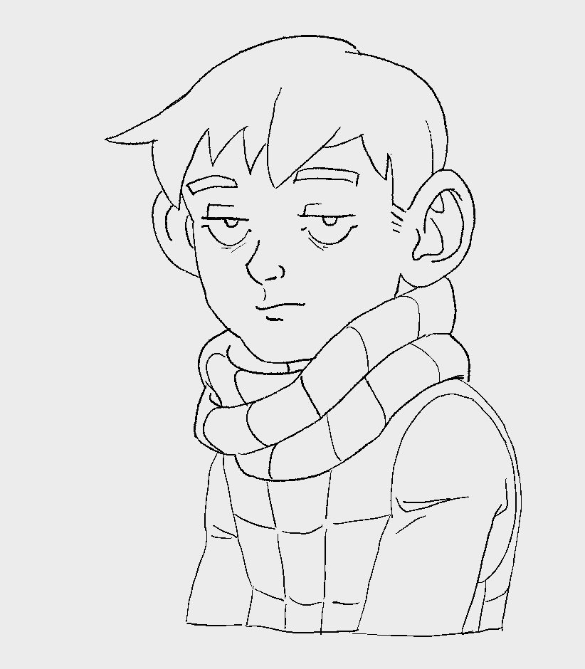 2D Animation Test loop of Chilchuck (Dungeon Meshi) on Moho 14.