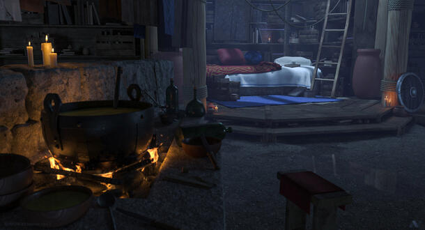 3D Environment assignment made on 3DSMAX (rendered in VRAY) at New3dge artschool. All assets made by me.