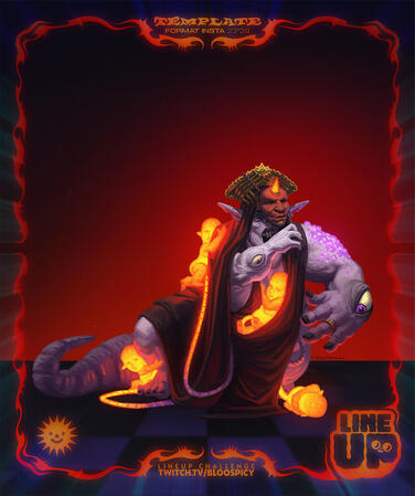 Fullbody Character Illustration/Design made for @bloospicy 's weekly challenge : "LineUp" (theme : Many Lives on Me).