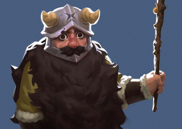 Senshi (from Dungeon Meshi) illustration made for my previous Patreon as promotional material (see final image on my Instagram page).